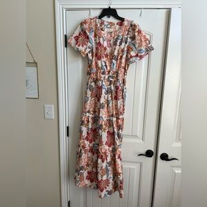Anthropologie fall floral dress
